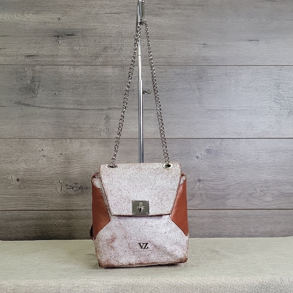 Womens Velez Brown Convertible Backpack Shoulder Bag Tote Purse